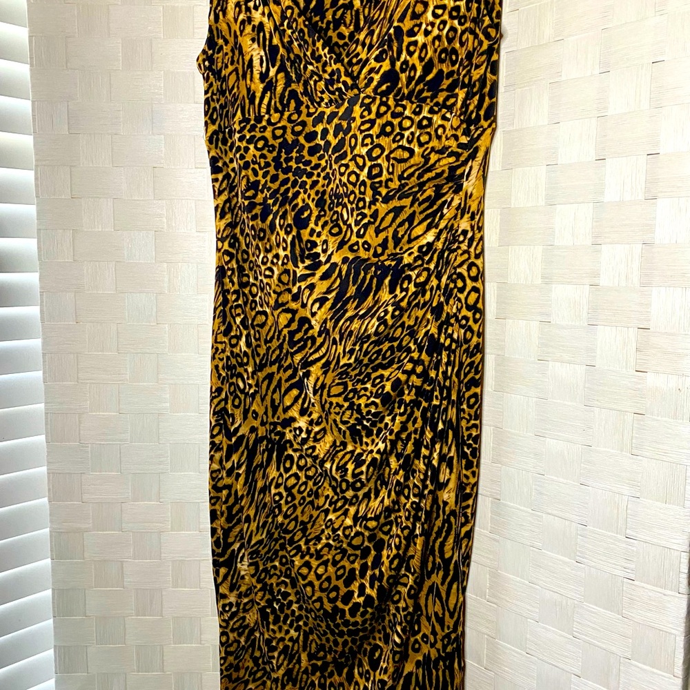 Ralph Lauren Animal Print Dress Size 8